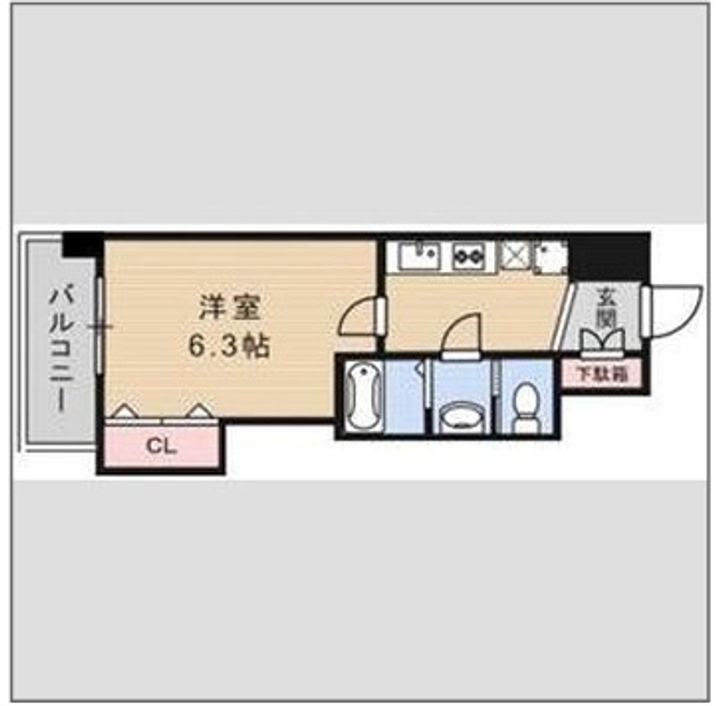 ラグゼ緑橋の間取り