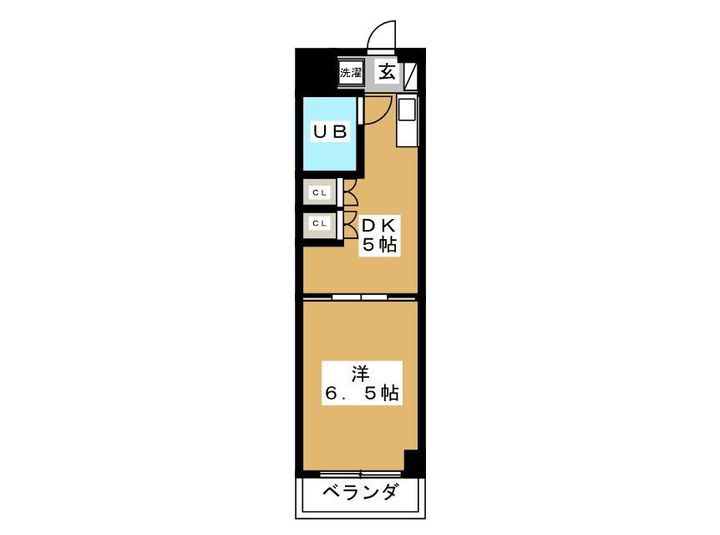 東京都大田区蒲田1(マンション)の賃貸物件の間取り