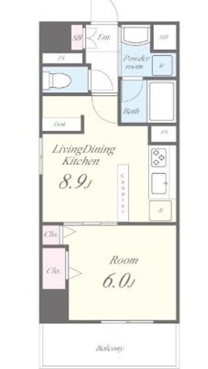 東京都台東区北上野2(マンション)の賃貸物件の間取り