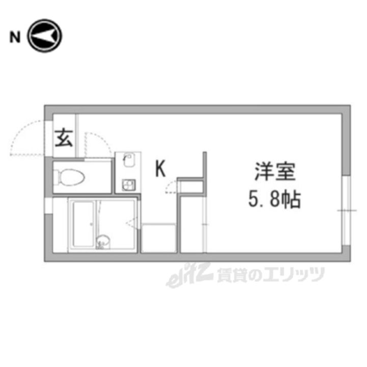 レオパレス冨田3の間取り