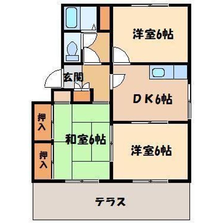 メゾントレビVIの間取り