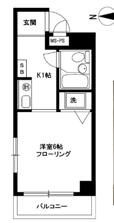 グローリア初穂大島IIの間取り