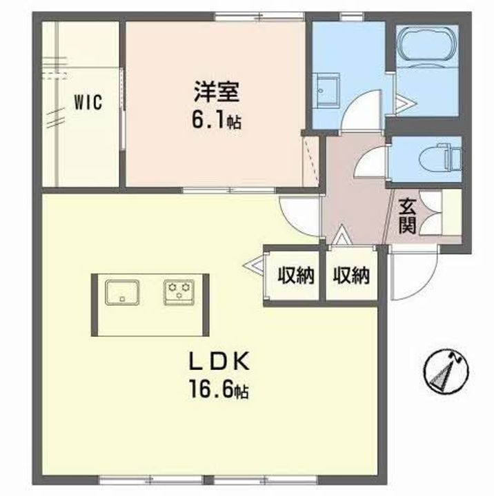 クレストハイム宮崎の間取り