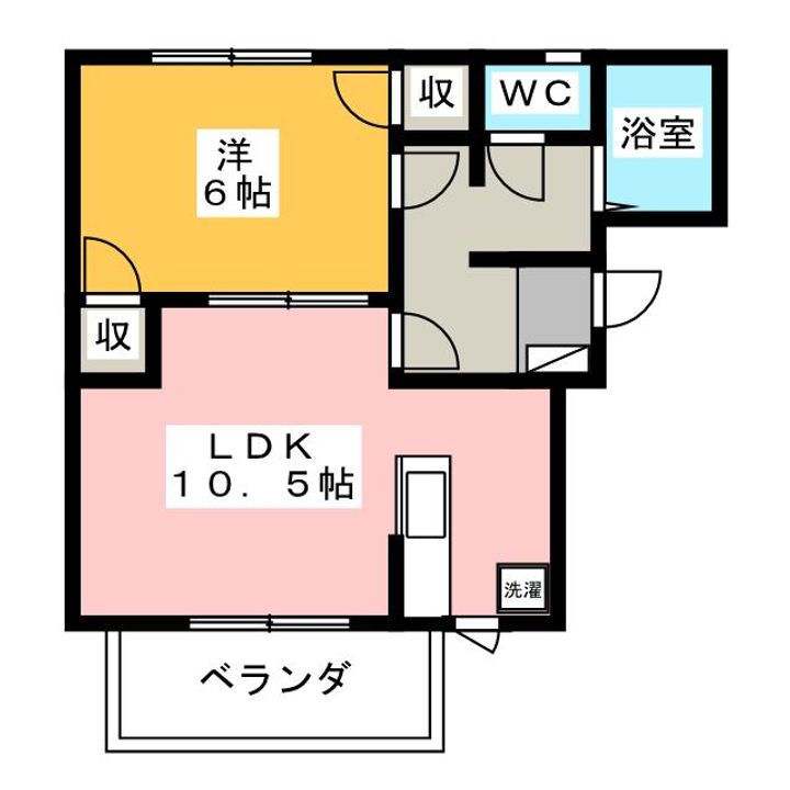 セントロイヤルハイツ Bの間取り