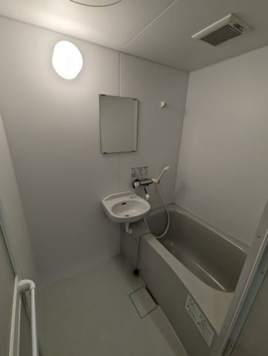 会津美里町アパートMの風呂