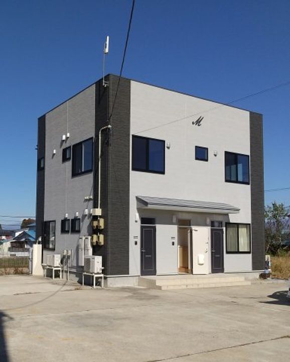 会津美里町アパートMの外観