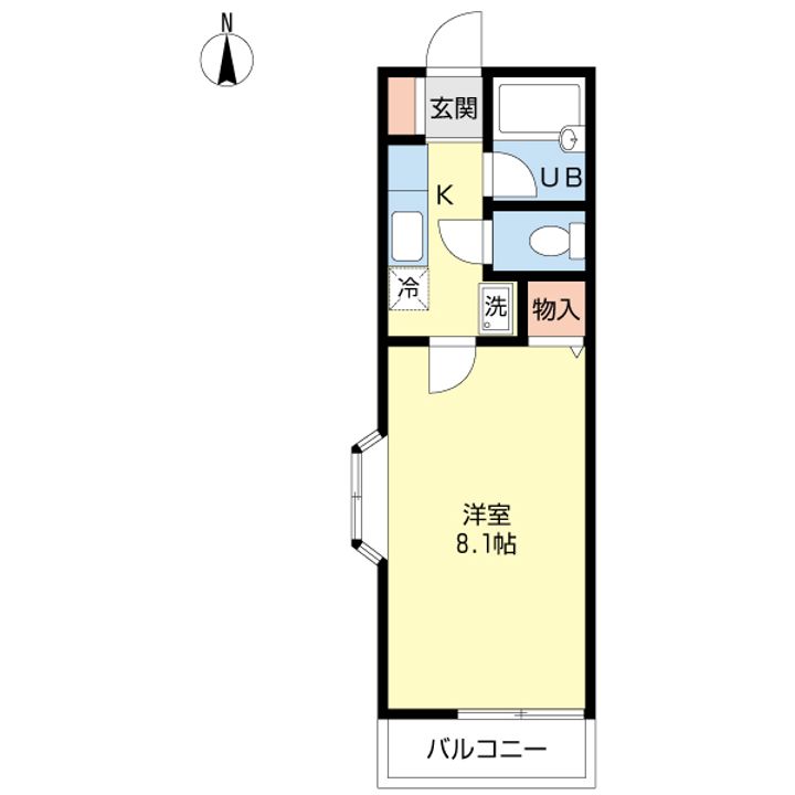 αNEXT仙台第11 A棟の間取り