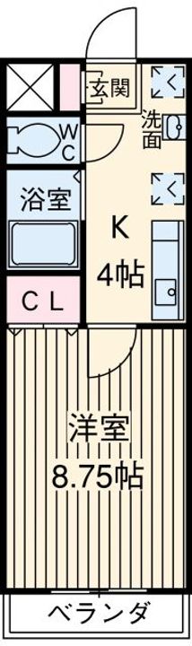 プレステージ24の間取り