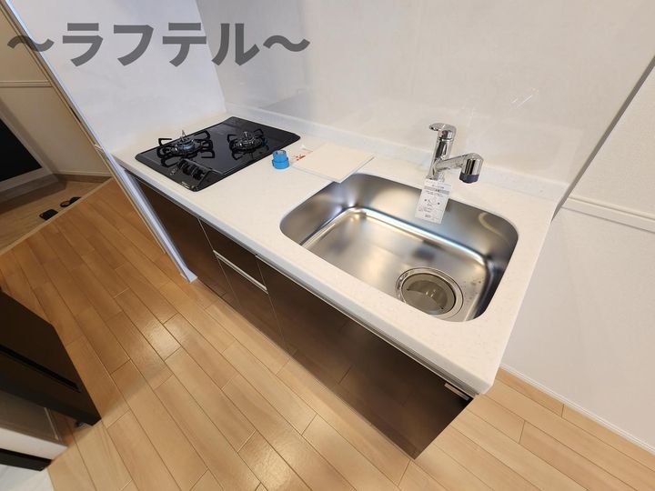 埼玉県狭山市新狭山3(アパート)の賃貸物件のキッチン