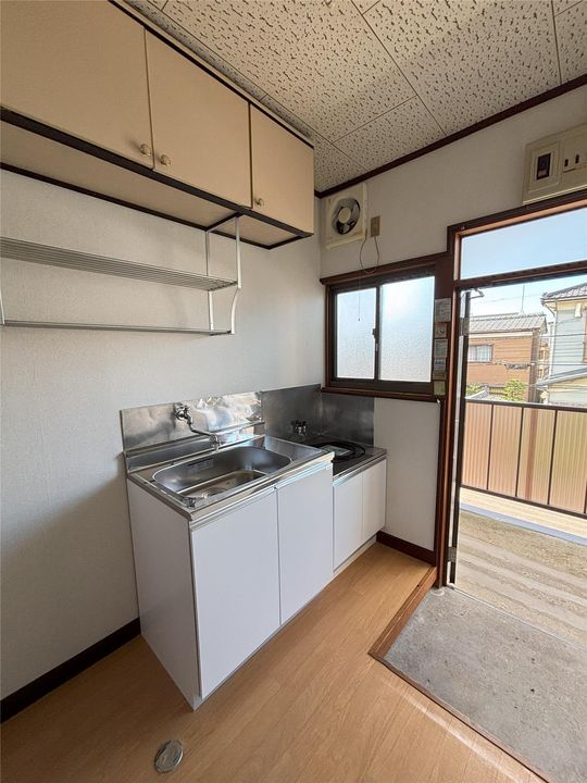 コーポ星野の玄関