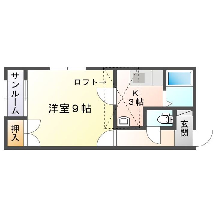 アゼリア1の間取り