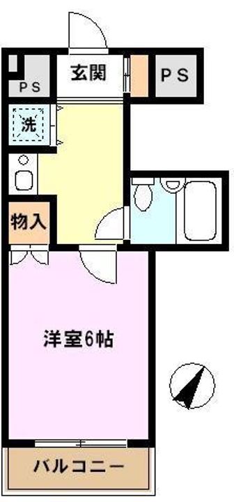 埼玉県川口市飯塚1の賃貸マンションの間取り