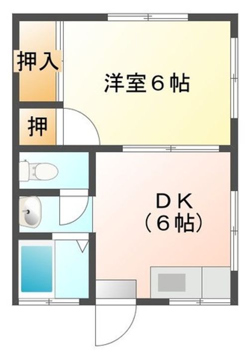 八戸コーポの間取り