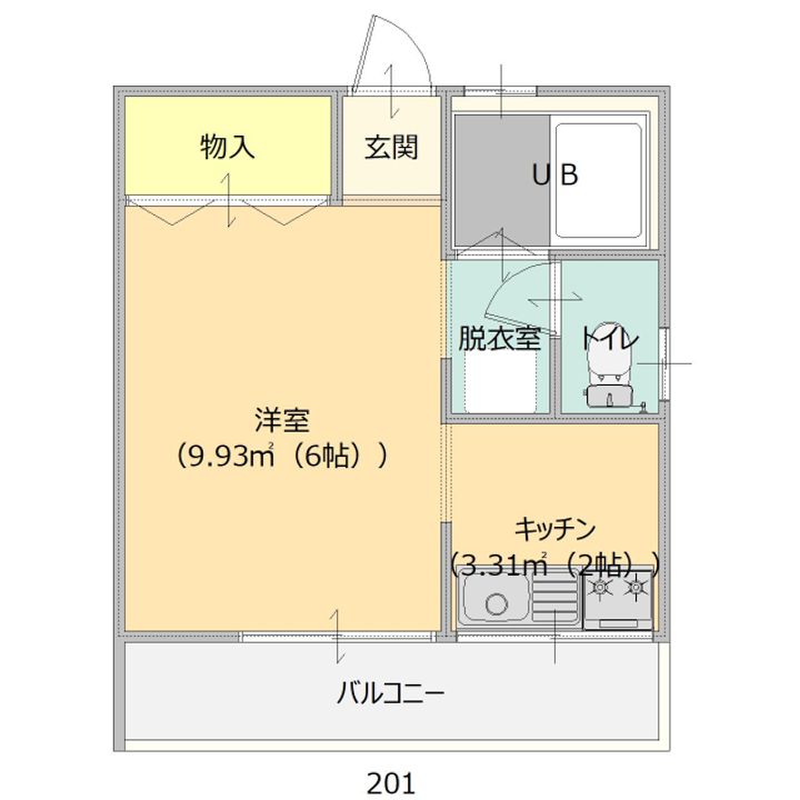 住友ハイツの間取り