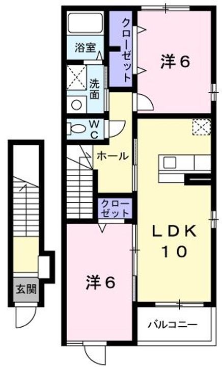ジェルメ グラースIIIの間取り