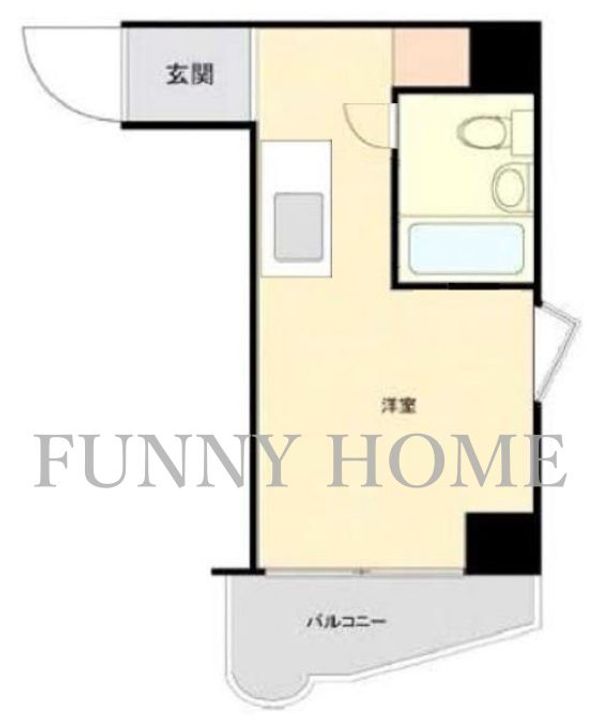 東京都世田谷区三宿1(マンション)の賃貸物件の間取り