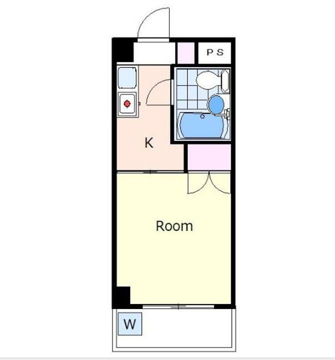 神奈川県横浜市神奈川区浦島町(マンション)の賃貸物件の間取り