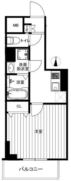 東京都墨田区江東橋4(マンション)の賃貸物件の間取り