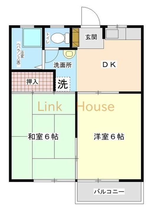 東京都江戸川区西葛西4(アパート)の賃貸物件の間取り