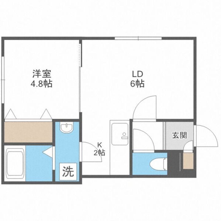 サンクレスト発寒中央の間取り
