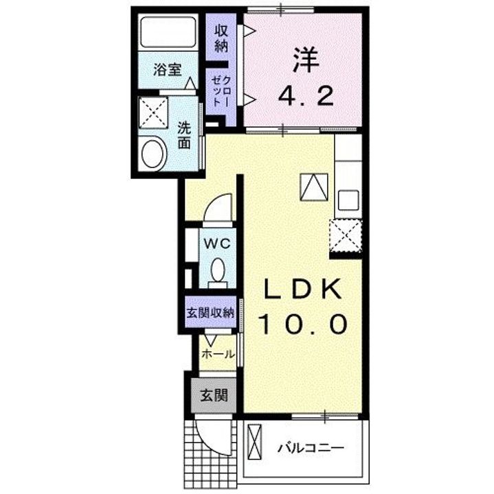 レジデンス E・Yの間取り