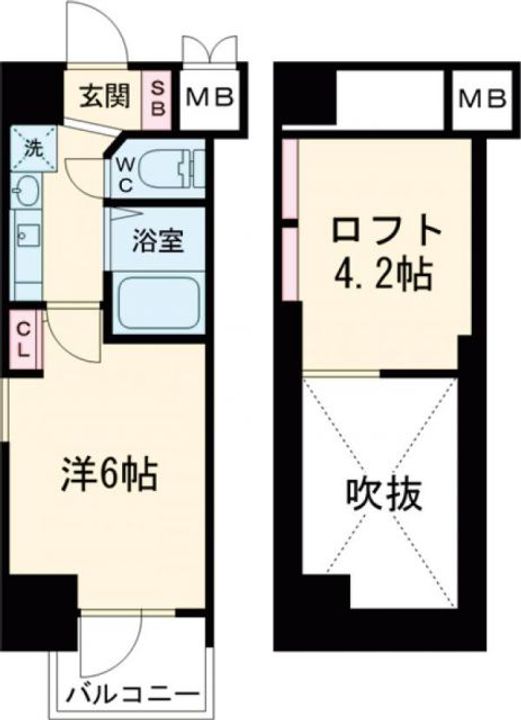 兵庫県神戸市中央区琴ノ緒町3(マンション)の賃貸物件の間取り