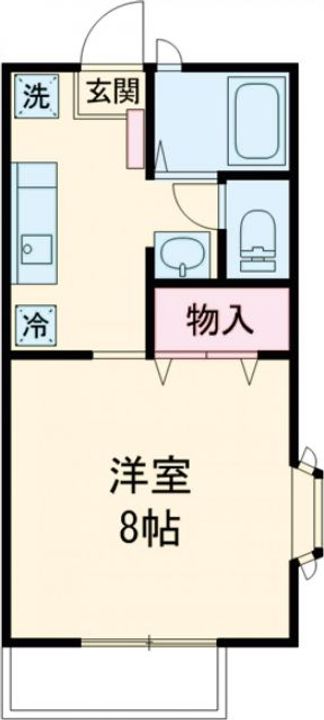 サンヒルズAの間取り