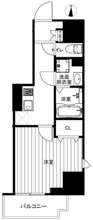 東京都墨田区江東橋4(マンション)の賃貸物件の間取り