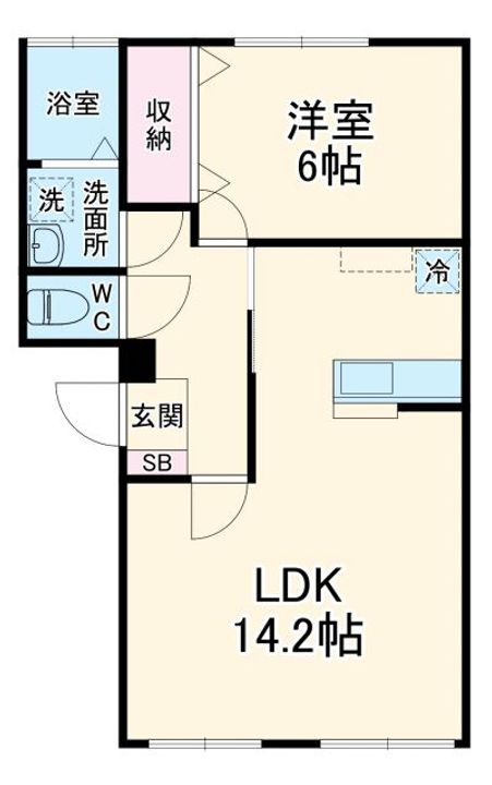 鹿子マンションの間取り
