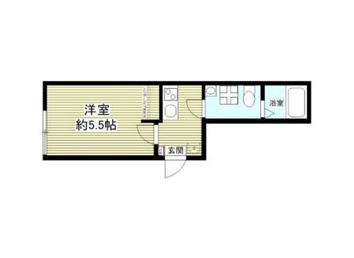 大山フラッツの間取り