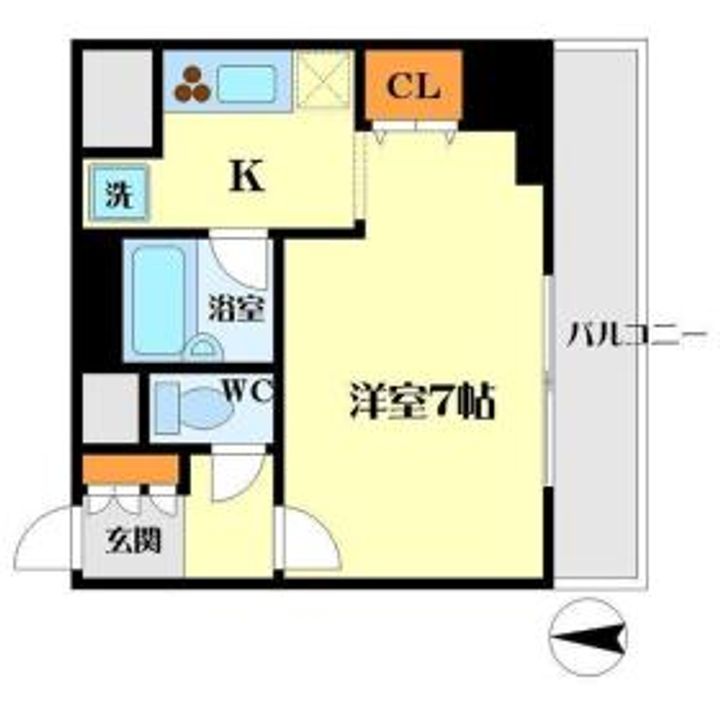 アーデン江坂の間取り