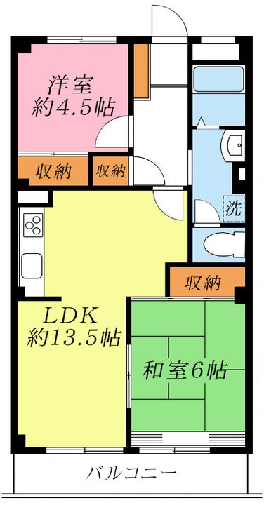 グリーンパーク西の間取り