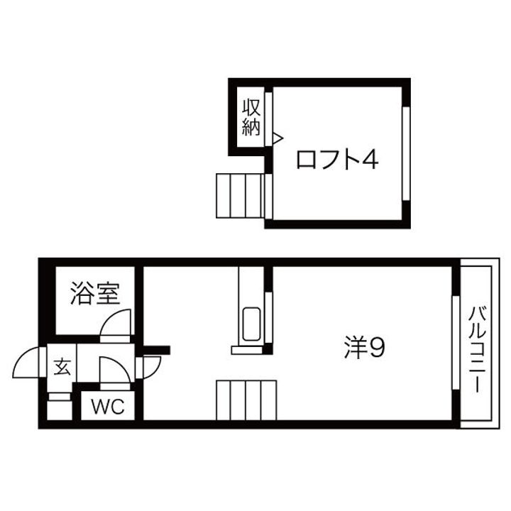 北海道札幌市中央区北六条西23(マンション)の賃貸物件の間取り