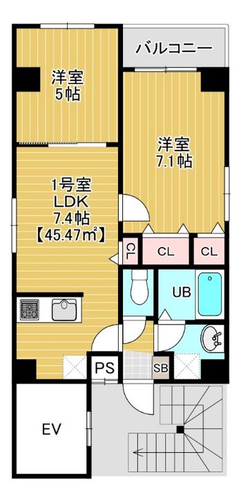 Bloom錦糸町の間取り