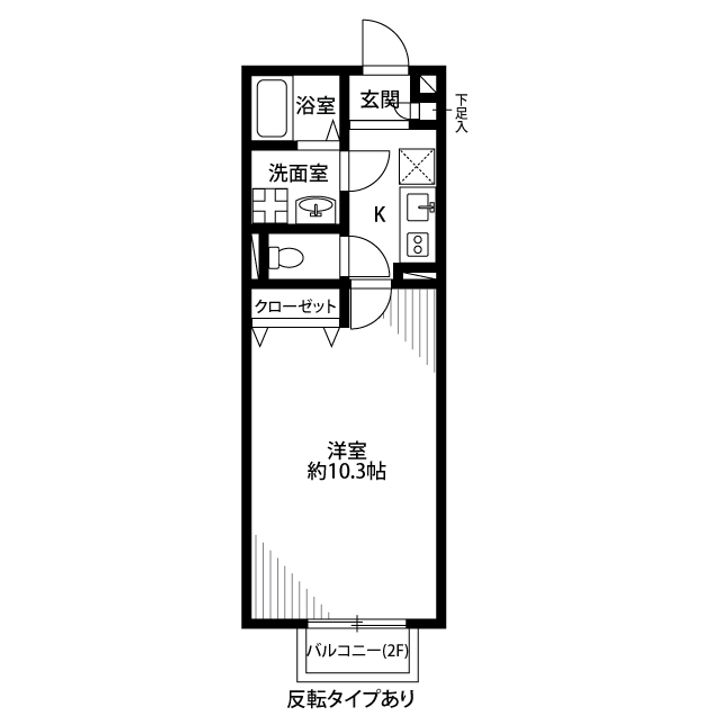 アムール L.Aの間取り