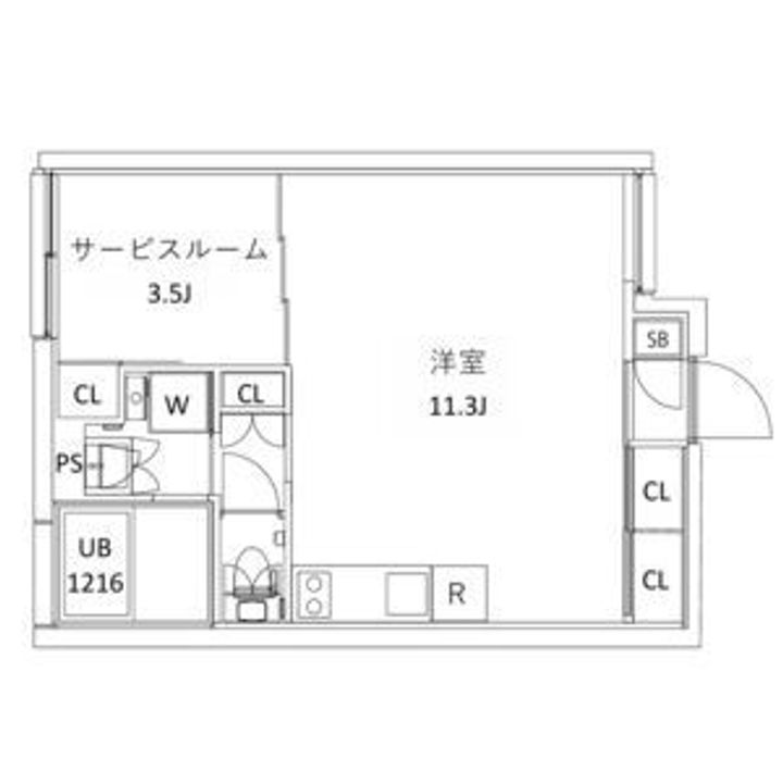 CITY WALK新江古田DUEの間取り