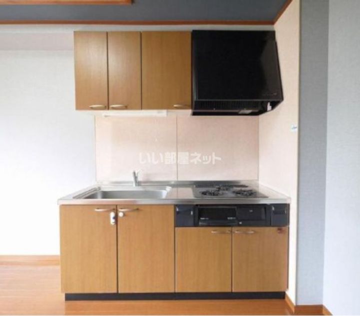 ロッジ久保田A棟のキッチン