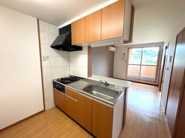 福島県二本松市三保内(アパート)の賃貸物件のキッチン