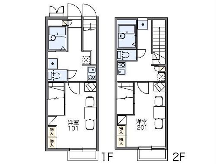 レオパレスSUNRISEの間取り