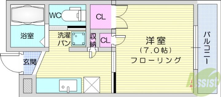 ヴェラ18の間取り