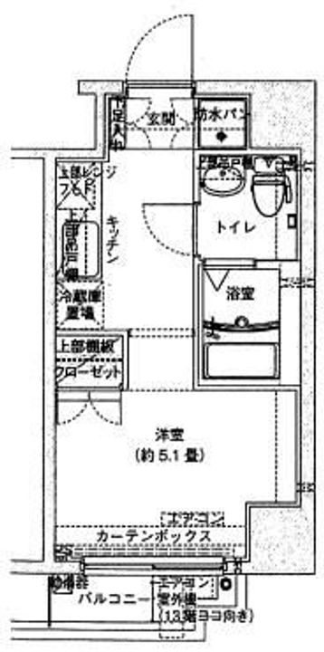 セントパレス池袋の間取り
