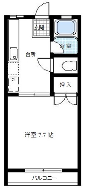 メゾンKの間取り
