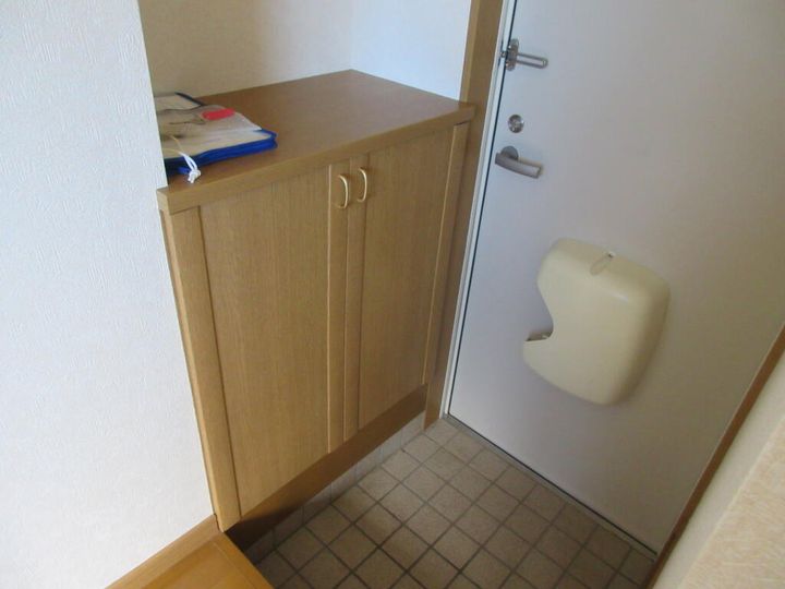 西小川グリーンパレスの玄関