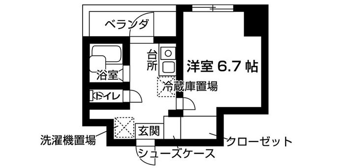 カラーブリアの間取り