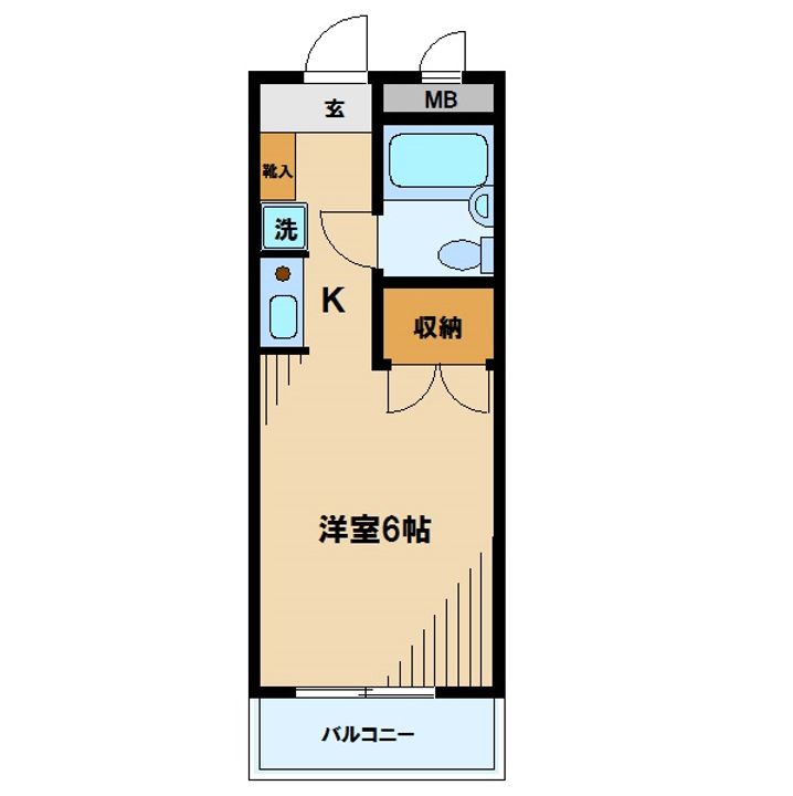 伴賛館の間取り