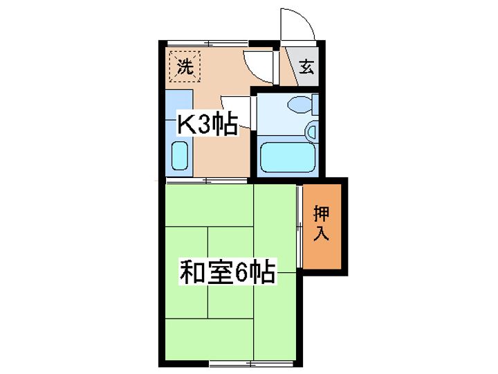 アートハイツの間取り