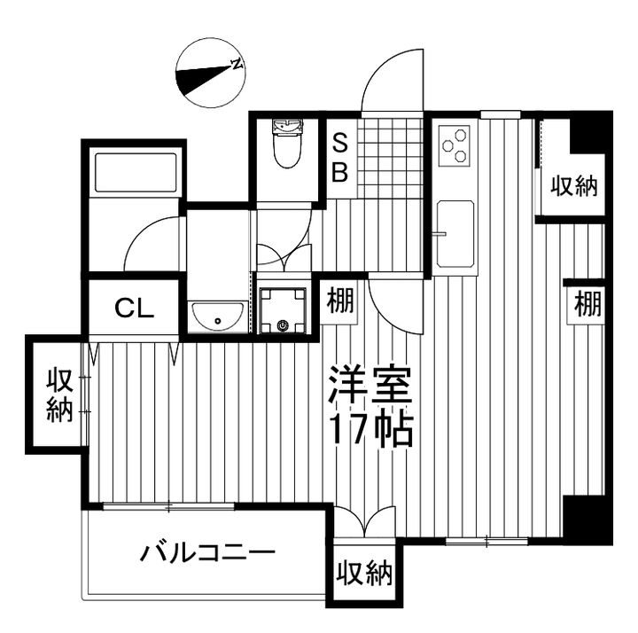 東京都杉並区上高井戸1(マンション)の賃貸物件の間取り
