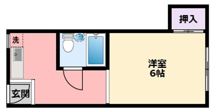 菅ハイツの間取り