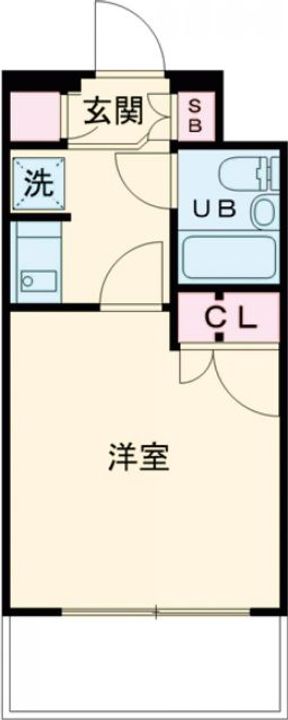 ナイスアーバンお花茶屋駅前通りの間取り