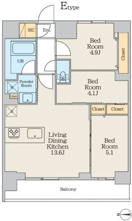 クレストコート本所吾妻橋Northの間取り